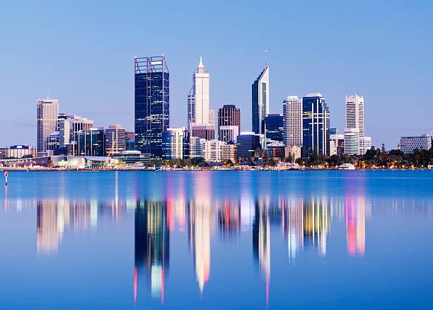 Perth Skyline and Swan River